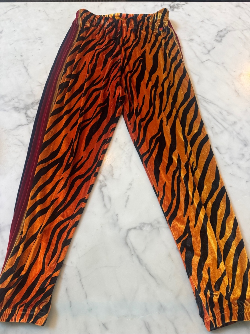 Aviator Nation Velour Tiger Sweatpants